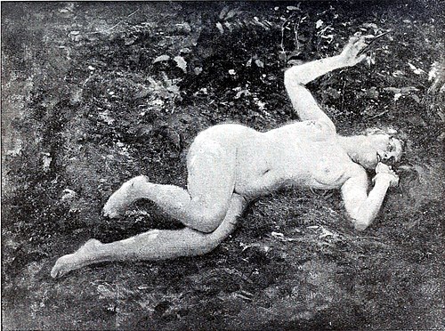 étude, 1901, Albert Fourié