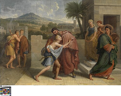 De thuiskomst van de verloren zoon, 1774, Albert Grégorius