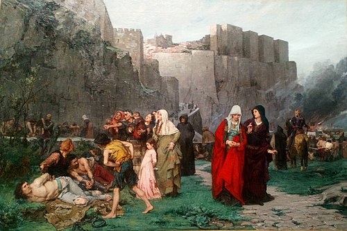 L'Insulte aux prisonniers Episode de la croisade contre les Albigeois en 1211, 1875, Albert Maignan