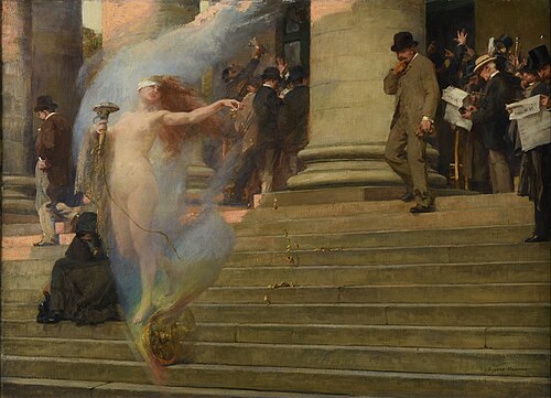 La Fortune passe, 1895, Albert Maignan