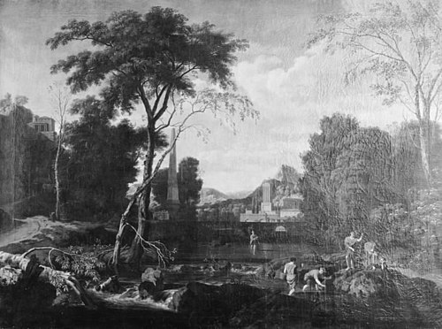 Arcadian Landscape, 1696, Albert Meyeringh