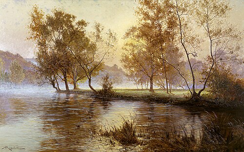 Soleil levant dans la Brume, , Albert Rigolot