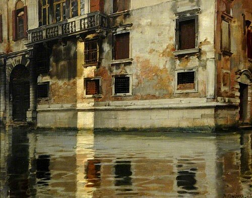 The Grimani Palace, Venice, 1885, Alberto Pasini