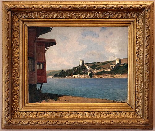 il castello di rumelj hissar, 1868, Alberto Pasini