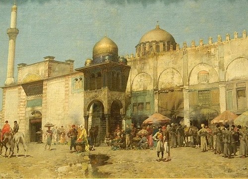 A Mosque, 1886, Alberto Pasini