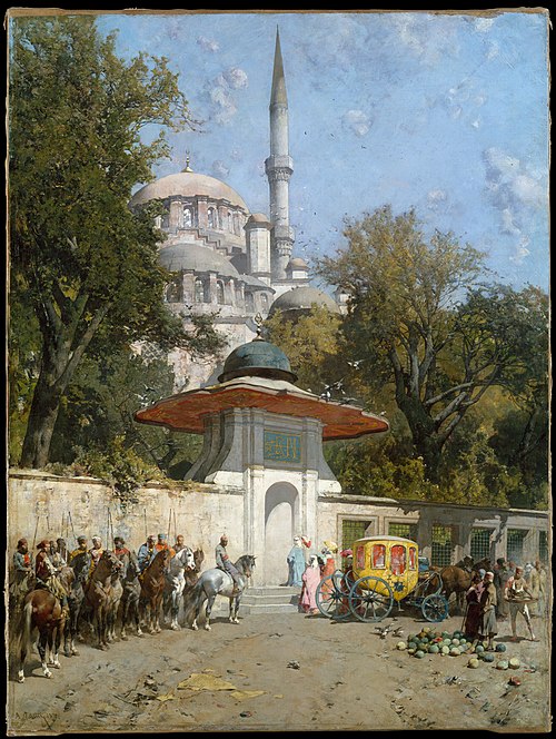 A Mosque, 1872, Alberto Pasini