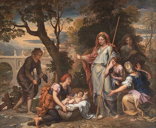 Moïse sauvé des eaux, 1675, Michel Corneille le Jeune