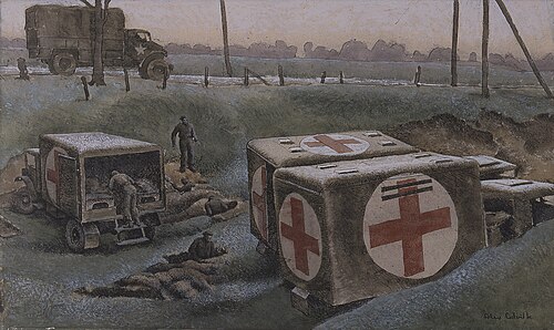 Casualty Clearing Post, 1945, Alex Colville