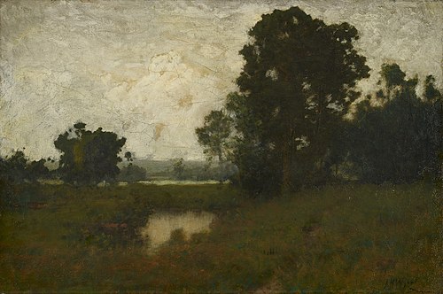 A Pool in the Meadow, 1870, Alexander Helwig Wyant
