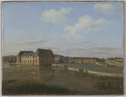 Vue du Petit Château de Chantilly en ruines, 1900, Alexandre-Hyacinthe Dunouy