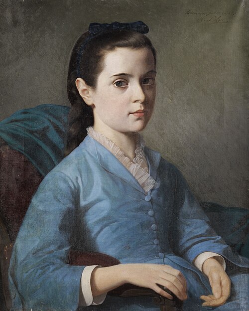 Bildnis eines Mädchens, 1874, Alexandre-Louis Leloir