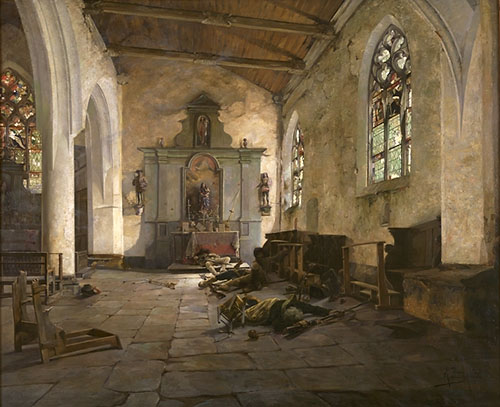 La Chapelle de La Madeleine à Malestroit, 1886, Alexandre Bloch