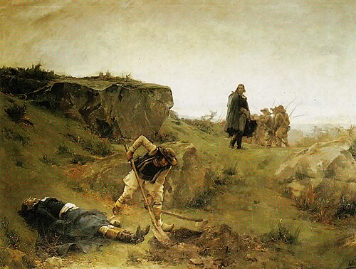 La Mort de Henri de La Rochejaquelein, 1850, Alexandre Bloch