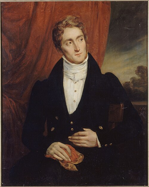 Portrait de Jean-Georges Farcy (1800-1830), littérateur, 1829, Alexandre Colin