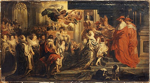 Le Couronnement de Marie de Médicis, le 13 mai 1610, 1835, Alexandre Colin