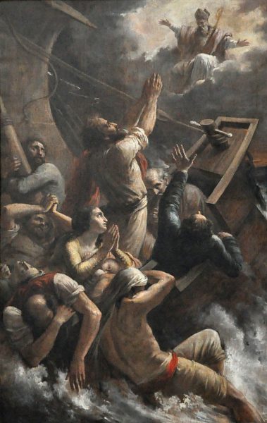 Saint Nicolas apaisant la tempête, 1851, Alexandre Colin
