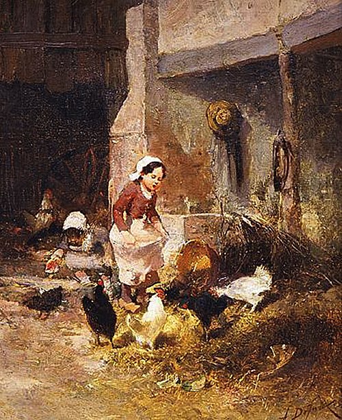 L'heure-du-grain, 1850, Alexandre Defaux
