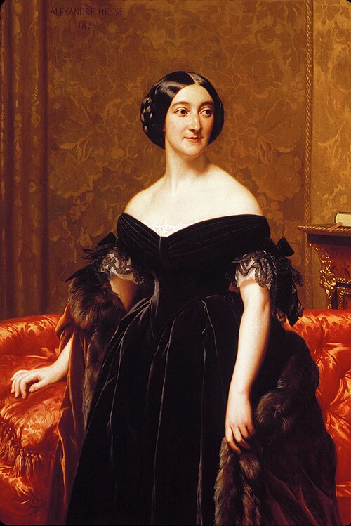 Young Woman, 1858, Alexandre Hesse