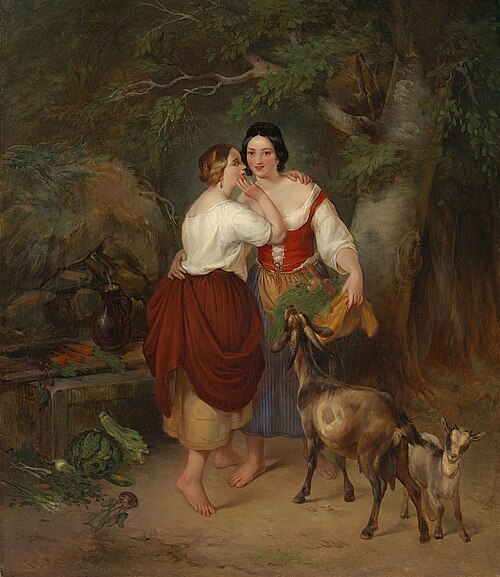 The Secret, 1848, Alexandre Markelbach