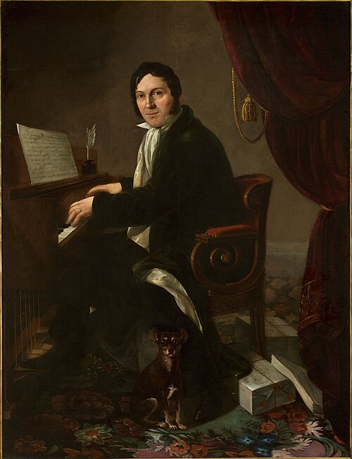 Portrait de Karol Kurpiński, 1825, Alexandre Molinari