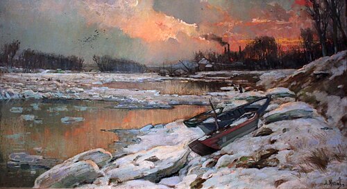 La Seine à Asnières en 1891, 1891, Alexandre Nozal