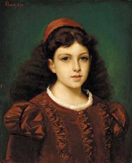 Young page, 1879, Alexandre Robert