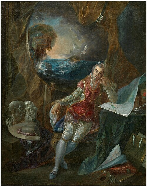Autoportrait de l'Artiste dans son atelier, 1775, Luis Paret y Alcázar