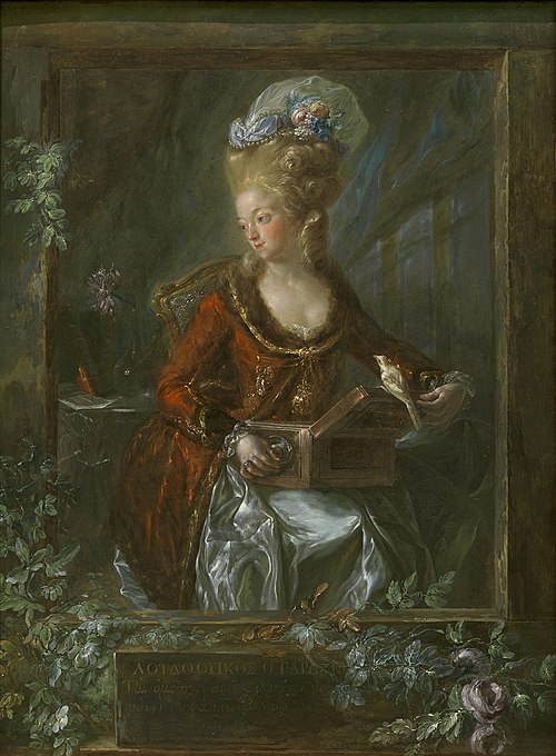 María de las Nieves Micaela Fourdinier, femme de l'artiste, 1782, Luis Paret y Alcázar