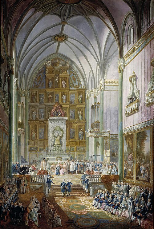 Ferdinand VII swears the Oath as Prince of Asturias, 1791, Luis Paret y Alcázar