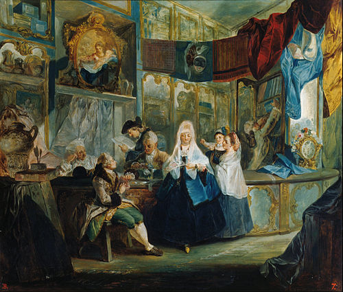 The Shop, 1772, Luis Paret y Alcázar