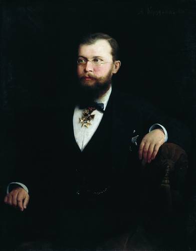 Portrait of the A.M. Sibiryakov, 1894, Alexeï Korzoukhine