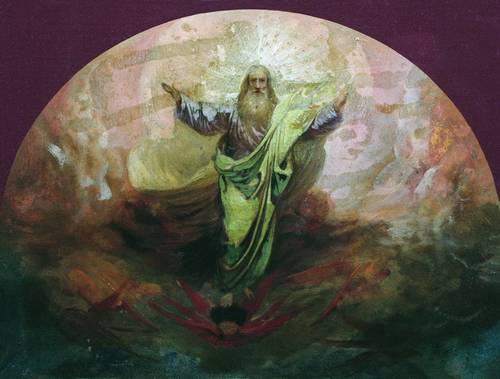 God Of Hosts, 1894, Alexeï Korzoukhine