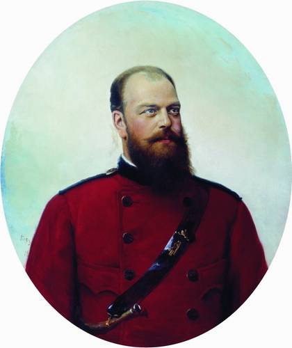 Portrait of the Alexander III of Russia, 1894, Alexeï Korzoukhine