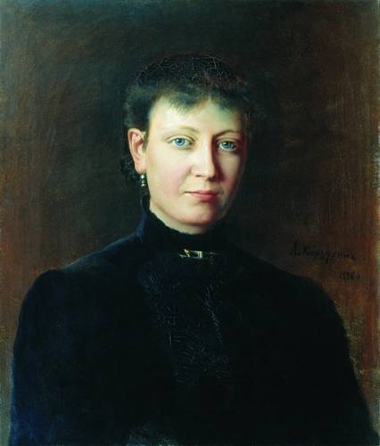 Portrait of a Woman, 1886, Alexeï Korzoukhine