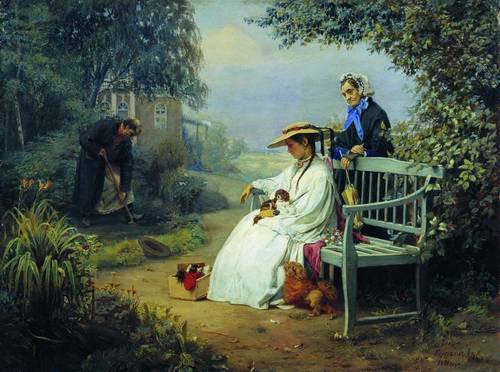 Funeral Dog, 1871, Alexeï Korzoukhine