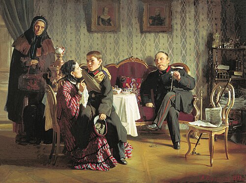 Parting, 1872, Alexeï Korzoukhine