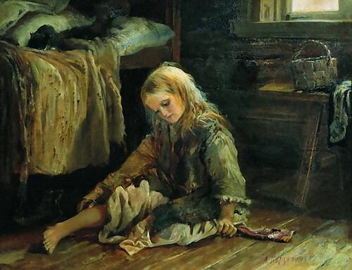 Girl, 1877, Alexeï Korzoukhine