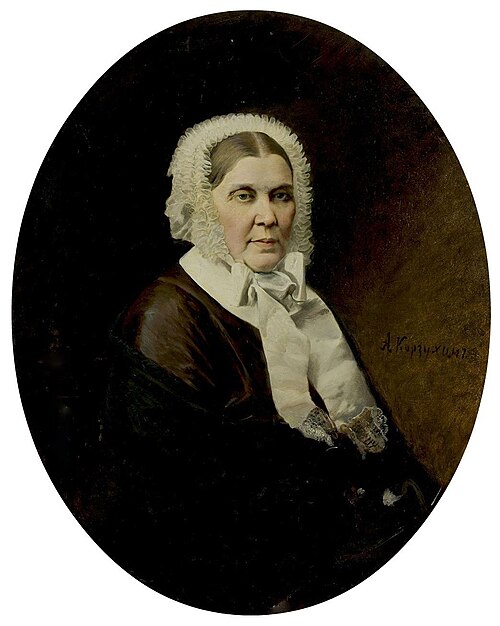 Portrait of an Unknown Woman, 1874, Alexeï Korzoukhine