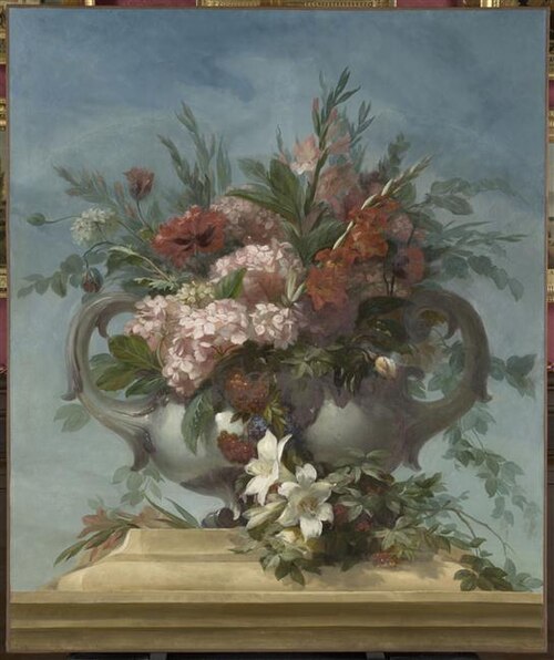 Vase de fleurs, 1858, Alexis-Joseph Mazerolle