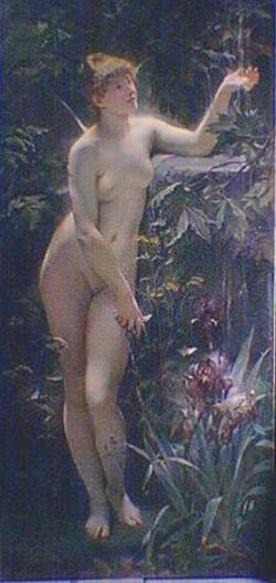Psiquis en la fuente, 1887, Alexis-Joseph Mazerolle