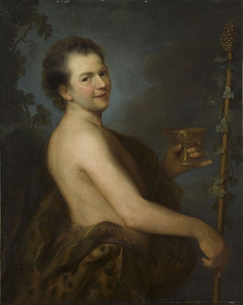 Autoportrait en Bacchus, 1728, Alexis Grimou