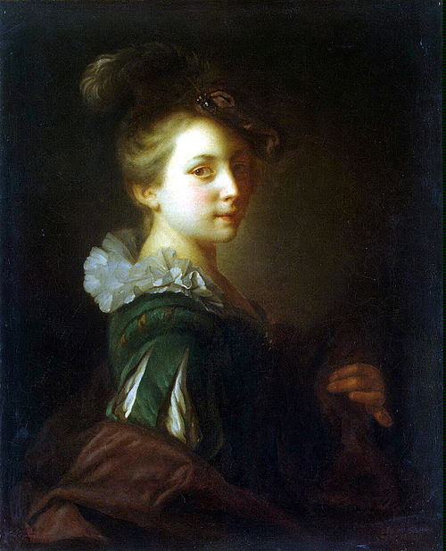 Young Woman in Theatrical Costume, 1732, Alexis Grimou