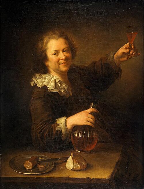 Self-portrait as a Drinker ('The Toper'), 1732, Alexis Grimou
