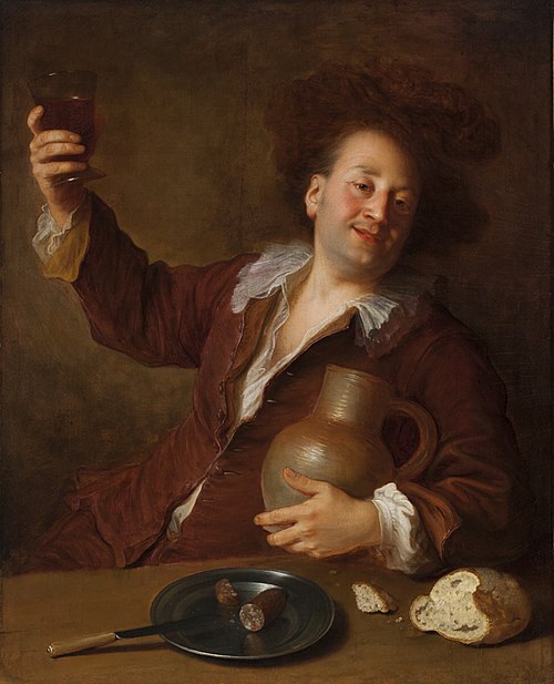 The Toper, 1720, Alexis Grimou
