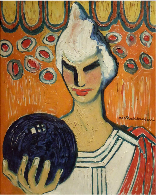Clown à la boule bleue, 1906, Alexis Mérodack-Jeaneau