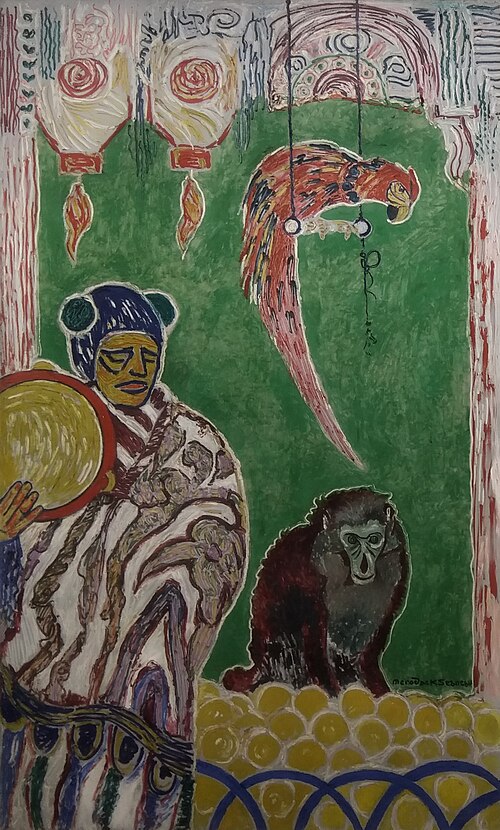 La montreuse de singe, 1911, Alexis Mérodack-Jeaneau