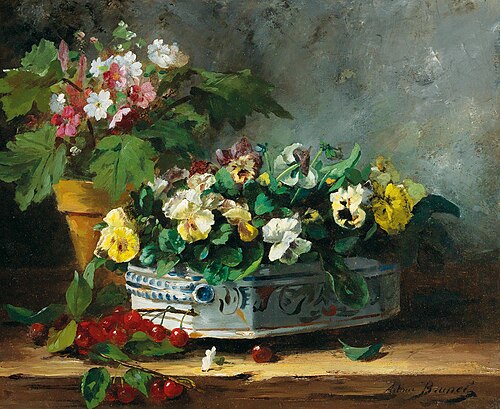 Pansies and Primroses, 1941, Alfred-Arthur Brunel de Neuville