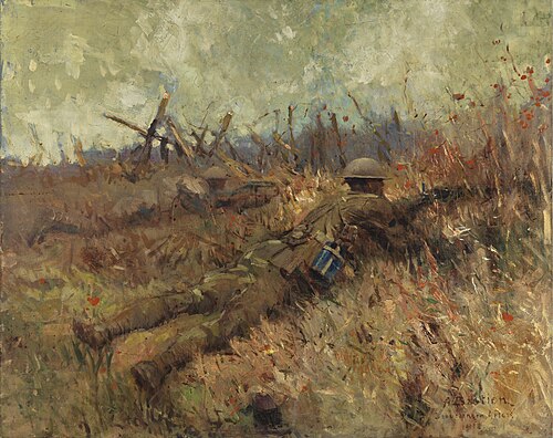 Canadian Snipers, Beaurain-en-Artois, 1918, Alfred Bastien