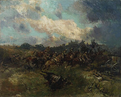 Cavalry and Tanks at Arras, 1918, 1918, Alfred Bastien
