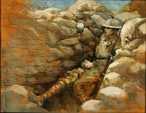 Outpost, Neuville-Vitasse, 1918, Alfred Bastien